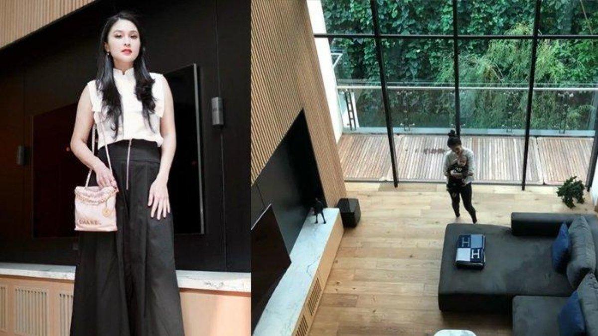 Penampakan ruang keluarga rumah Sandra Dewi dan Harvey Moeis