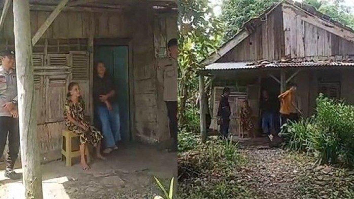 Penampakan rumah Nenek Rohaya dan Slamet