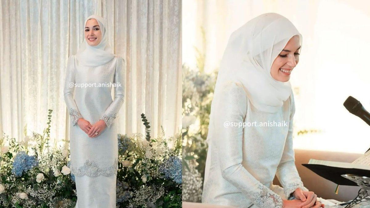 Penampilan Anisha Isa di acara pengajian jelang pernikahan