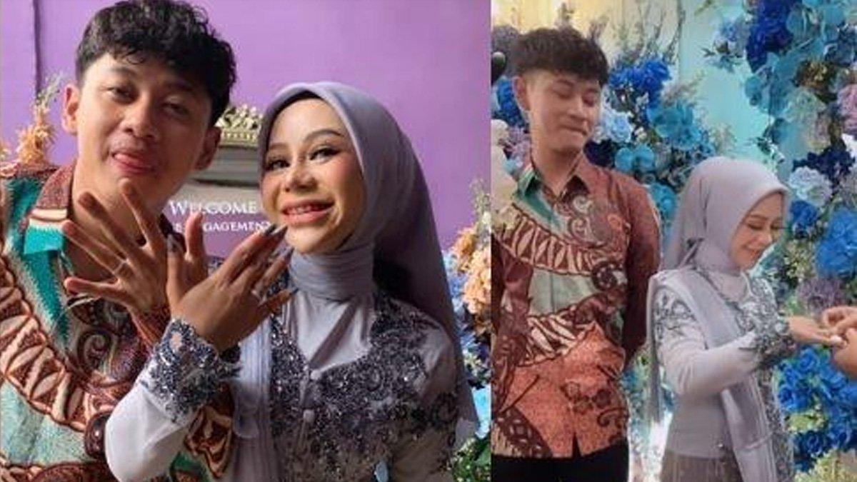 Cimoy Montok dilamar kekasihnya bernama Dimas.
