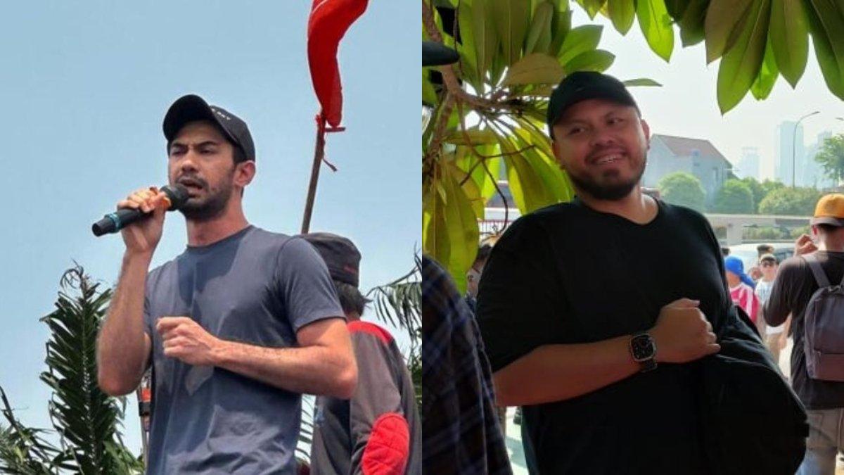 Penampilan artis saat mengikuti demo mengawal putusan MKKolase Tribudd