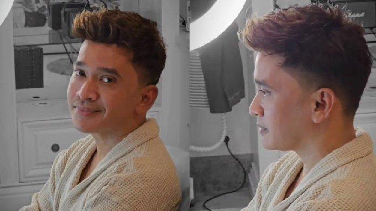 Penampilan baru Ruben Onsu usai ganti gaya rambut.