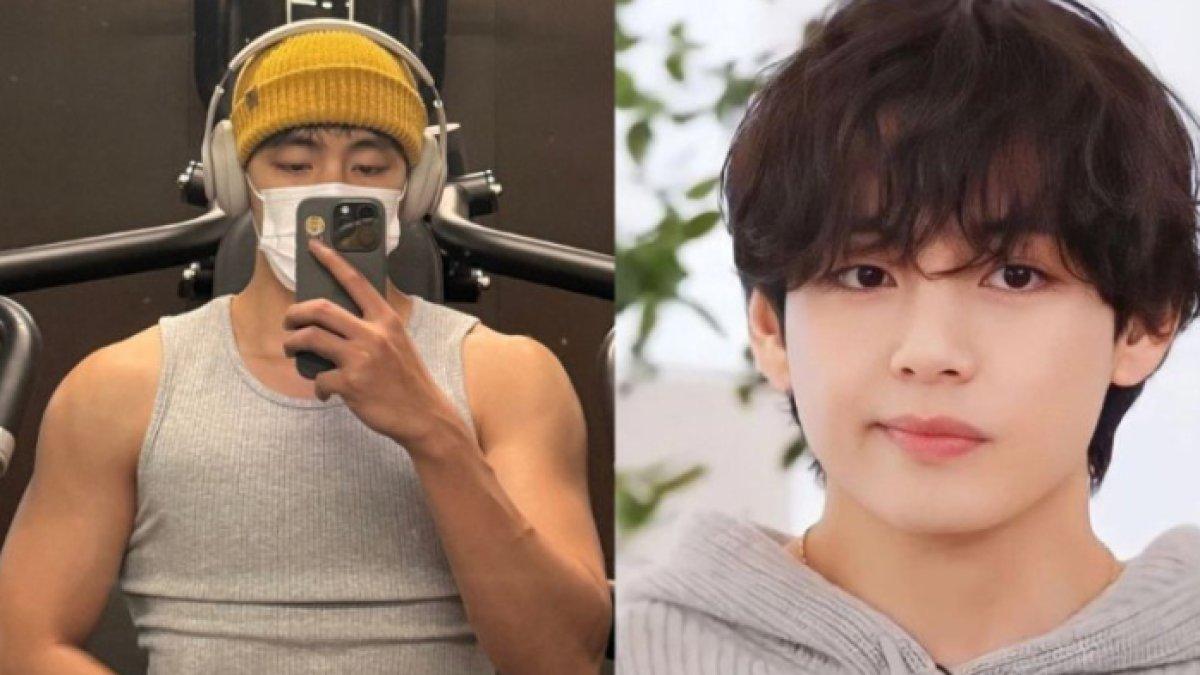 Penampilan baru V BTS setelah berat badannya turun sebanyak 10 kilogram