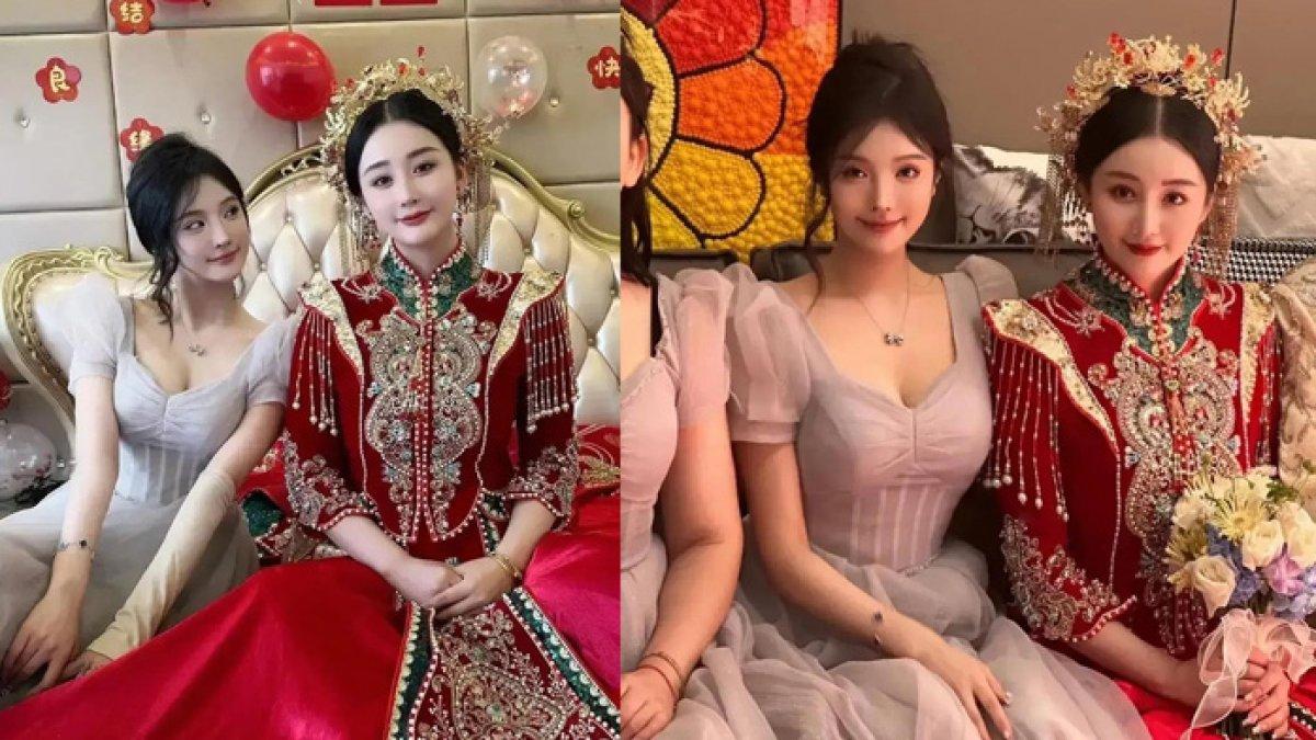 Penampilan bridesmaid terlalu mencolok, pengantin wanita tampak tak nyaman
