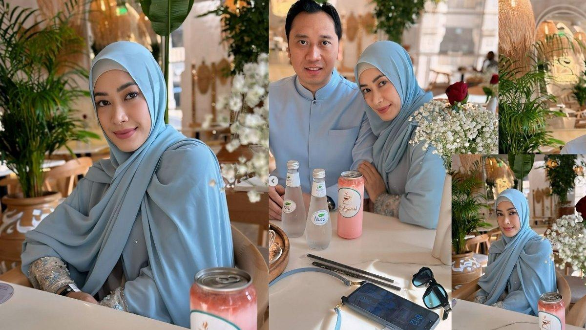 Penampilan cantik Aliya Rajasa menggunakan hijab