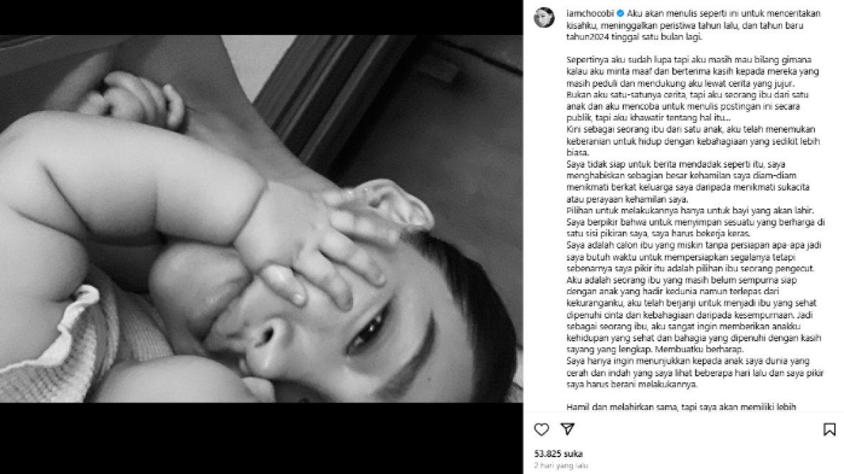 Pengakuan Moon Gabi mengenai buah hatinya