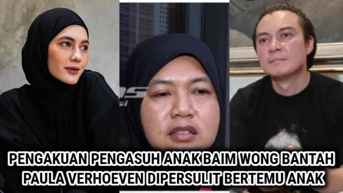 Pengakuan Yanti, pengasuh anak Baim Wong yang membantah isu Paula Verhoeven dipersulit untuk bertemu buah hatinya, Kiano dan Kenzo.