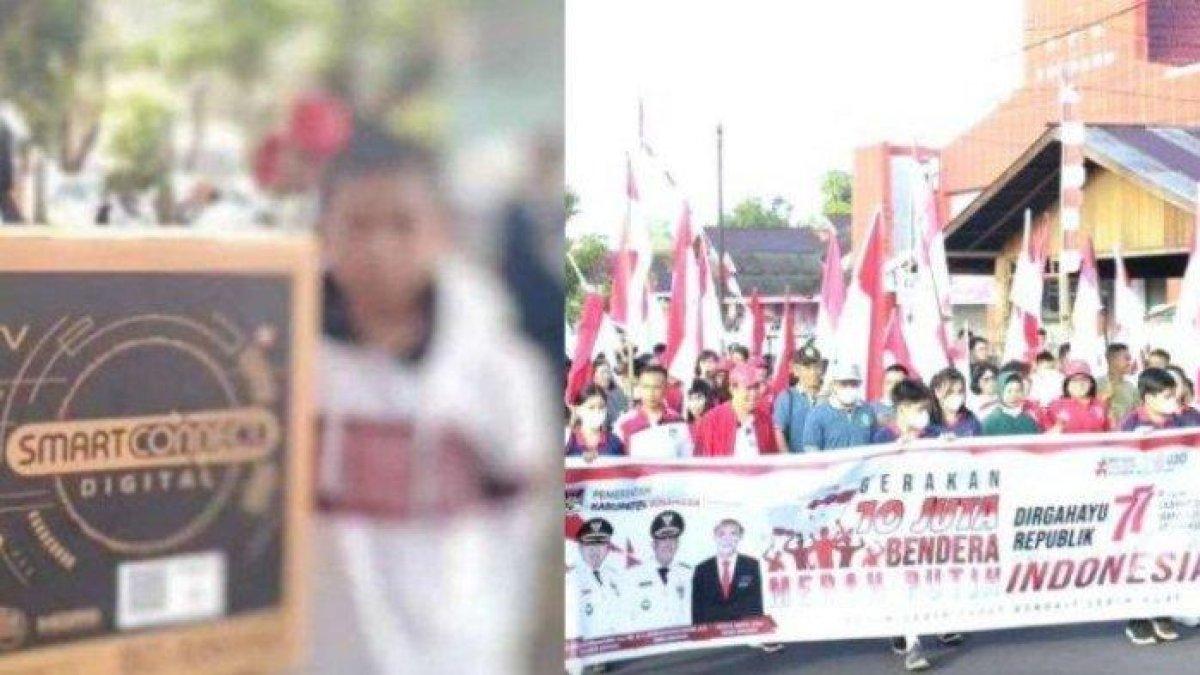 Pengakuan panitia jalan sehat yang viral karena ganti hadiah umrah dengan tv dan dispenser
