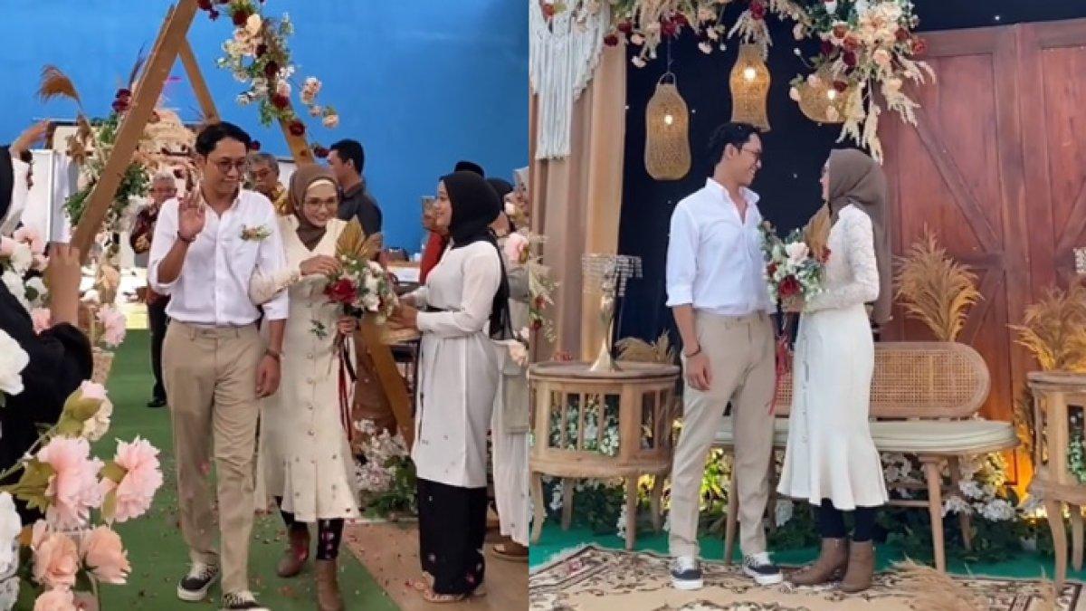 Pengantin dinyinyiri gegara baju nikah terlalu santai