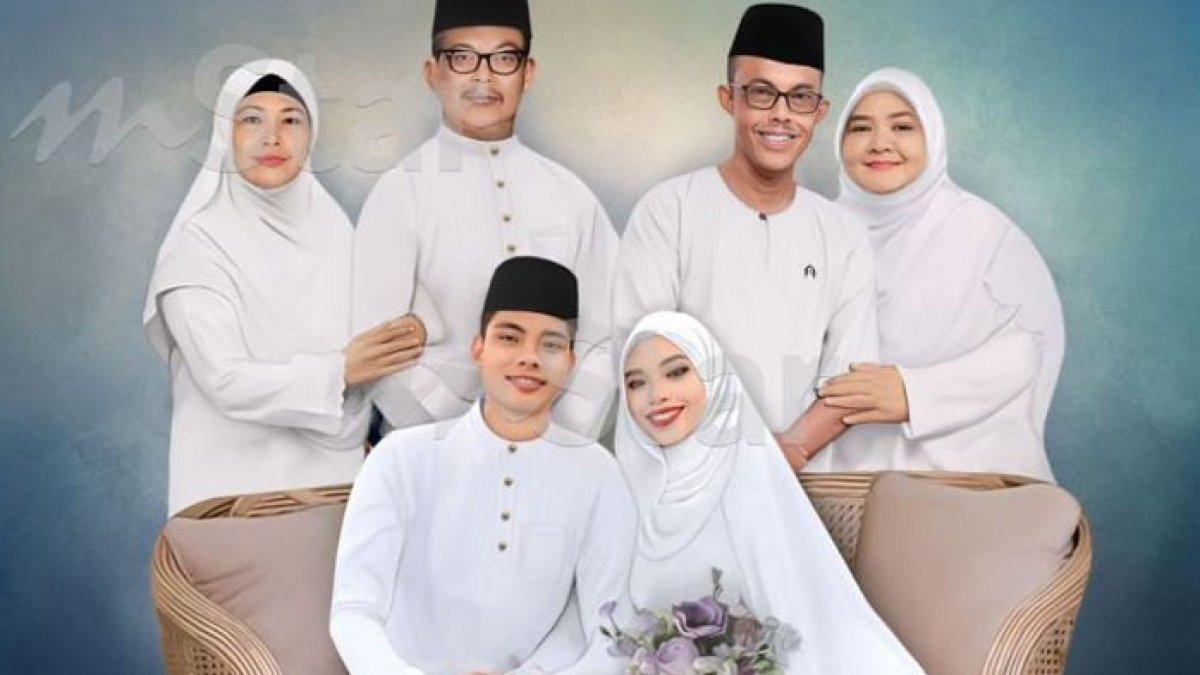 Pengantin pria Malaysia menangis di pelaminan saat buka kado dari istrinya