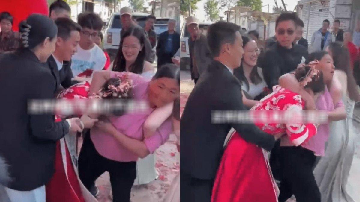 Pengantin wanita bagi-bagi uang malah dibully kerabat sendiri