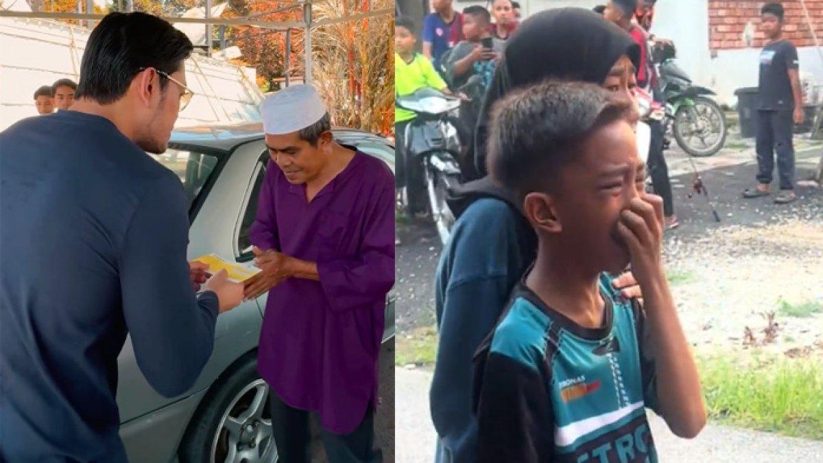 Pengusaha asal Malaysia, Hafiz Mahamad beri bantuan untuk korban kebarakan