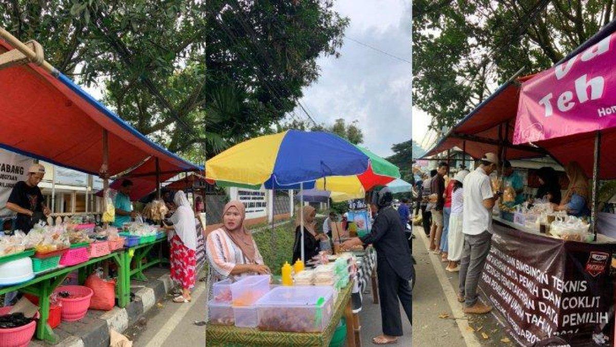 Penjul takjil di hari kedua Ramadan 2024 mulai menjamur di sejumlah wilayah di Kabupaten Lebak.