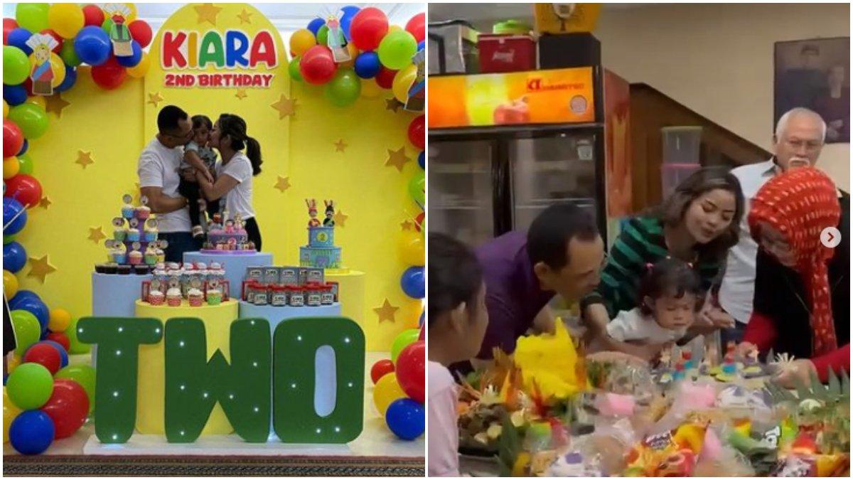 Perayaan ultah anak Danny Rukmana dan Raiyah bersama Tutut Soeharto.