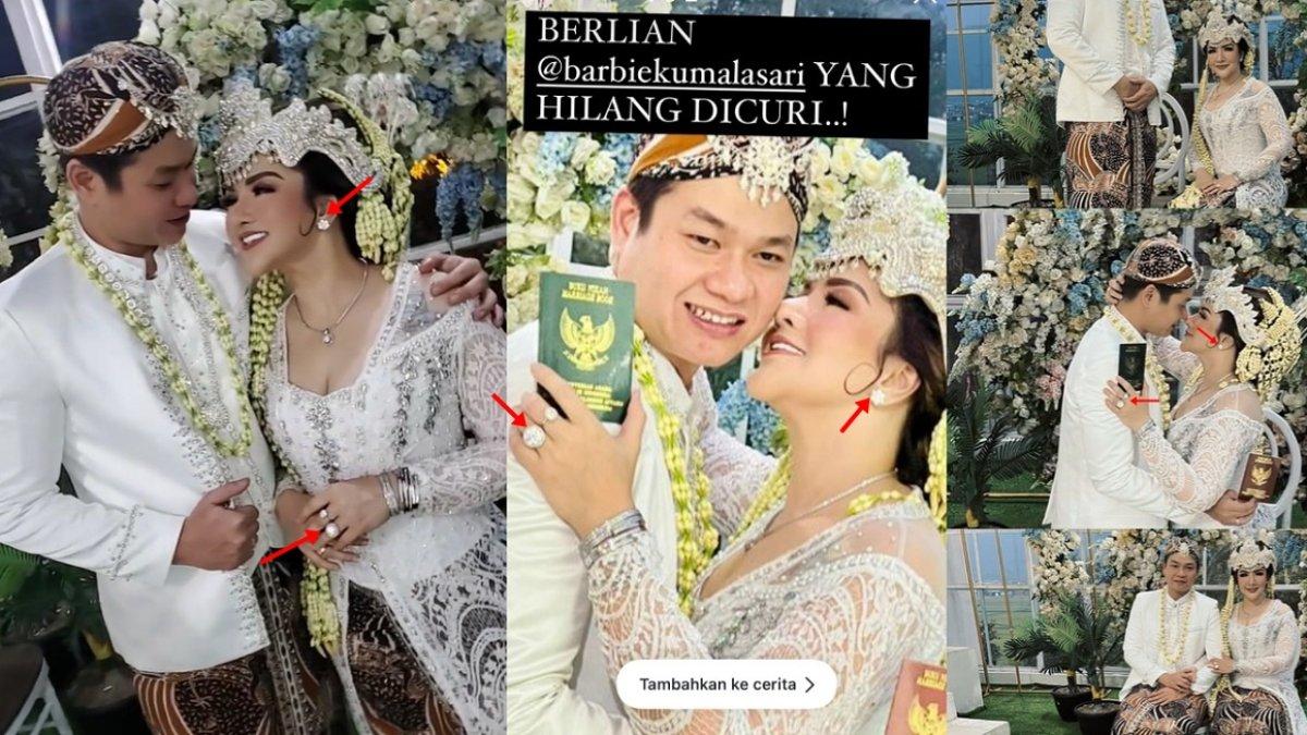 Perhiasan berlian Barbie Kumalasari yang hilang