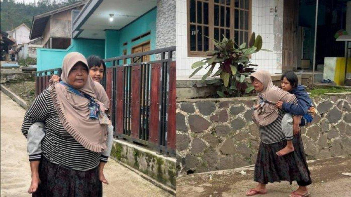 Perjuangan Asih Kerja Jadi ART Sekaligus Rawat Anaknya yang Lumpuh Otak Digendong ke Mana-mana