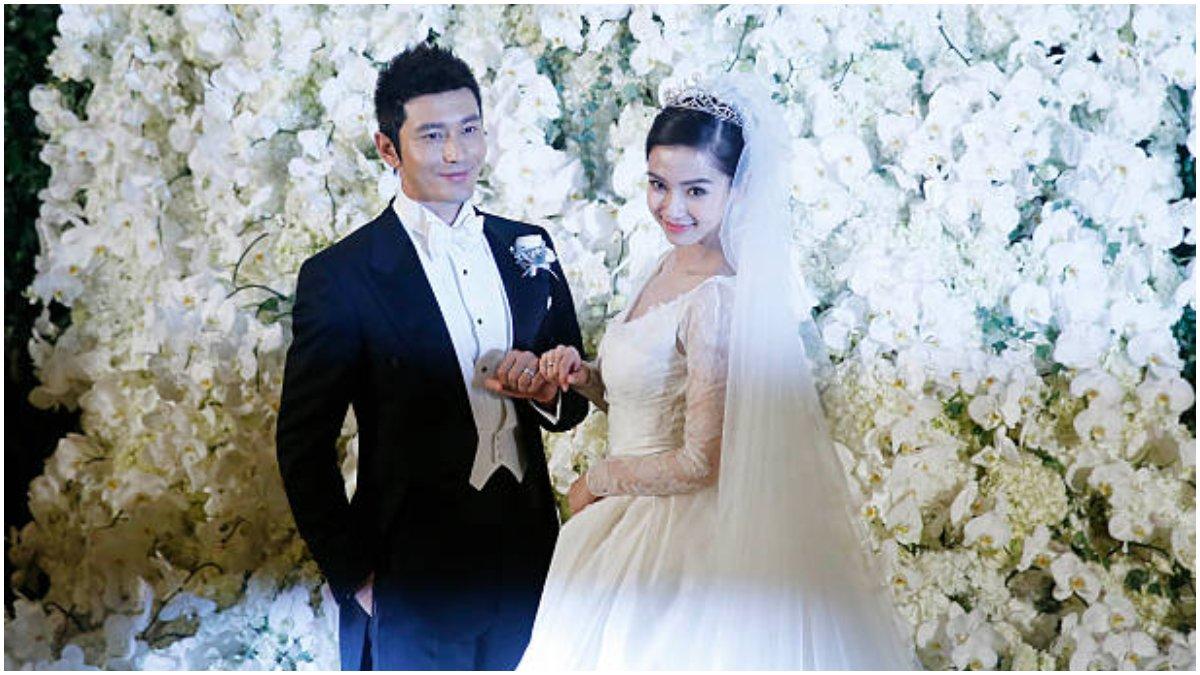 Pernikahan Huang Xiaoming & Angela Yeung Wing.