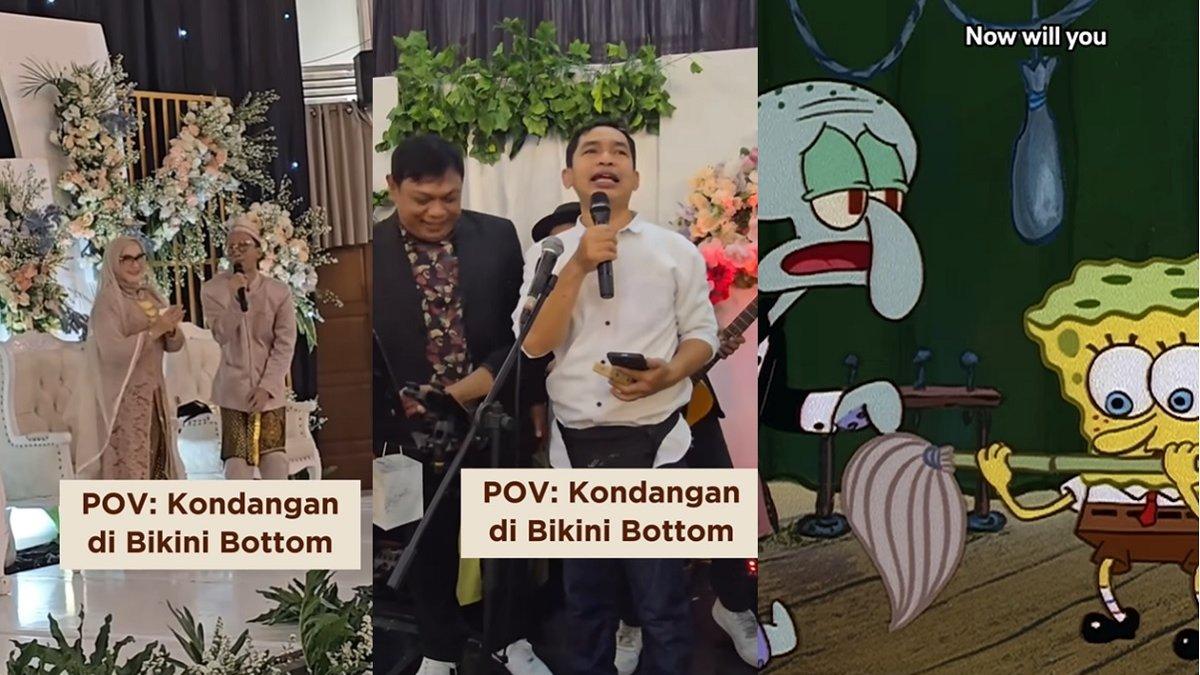 Pernikahan anak pengisi suara Squidward, bak kondangan ke Bikini Bottom