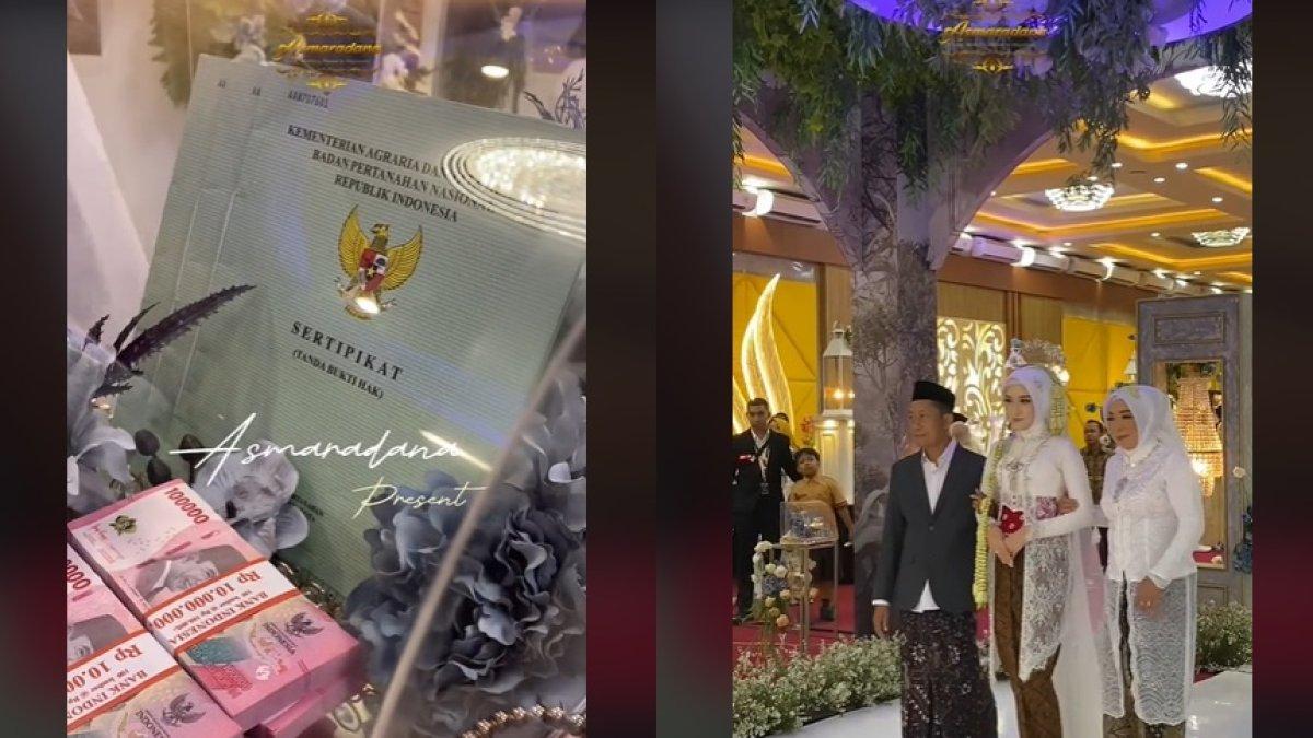 Pernikahan dengan mahar fantastis di Pati viral