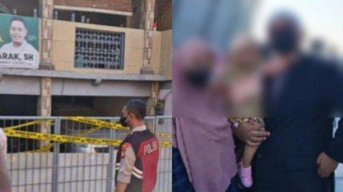 Persediaan makanan di rumah ayah dan balita bernama Hamka (50) dan Abid Qushyyi Akma (2) yang ditemukan tewas di Koja, Jakarta Utara terbilang cukup.