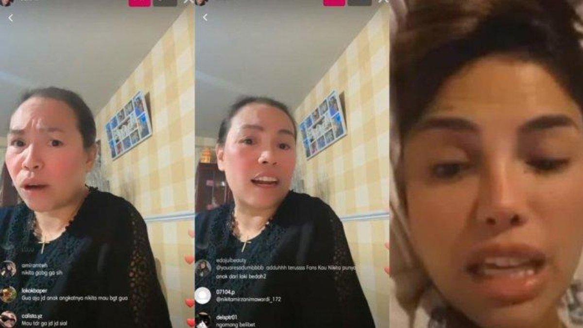 Perseteruan Nikita Mirzani dan keluarga Mami Eda memanas