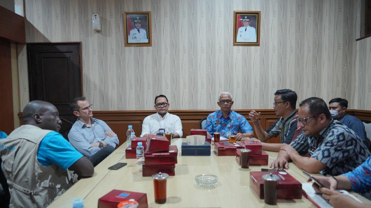 Pertemuan antara jajaran pejabat di lingkungan Pemkab Klaten dan perwakilan UNICEF