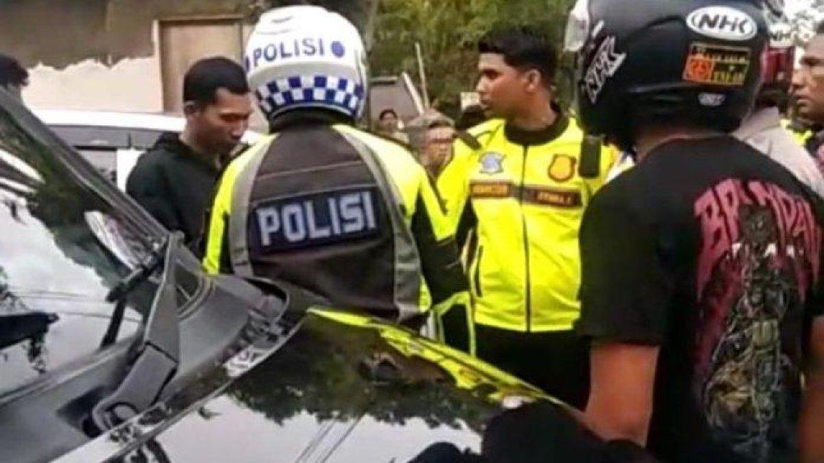 Perwira Polisi di NTT Bentak anggota TNI.