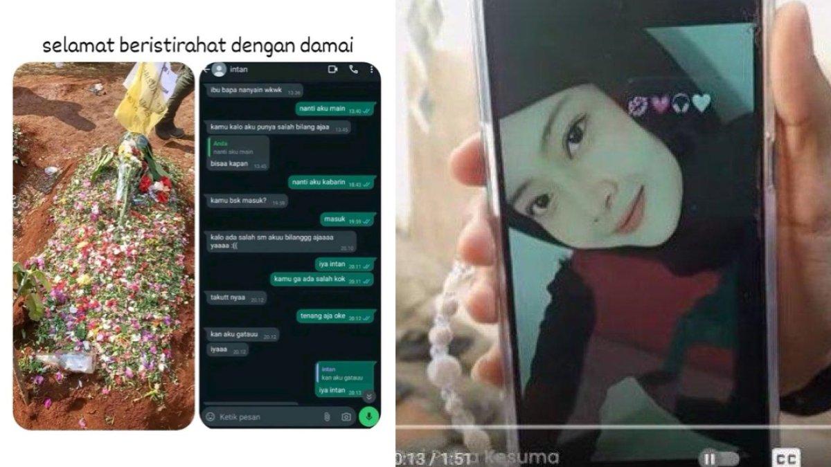 Chat terakhir Intan, korban kecelakaan maut bus rombongan SMK Depok.