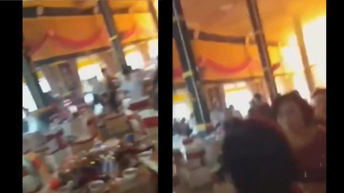 Pesta pernikahan tiba-tiba bubar karena kebakaran