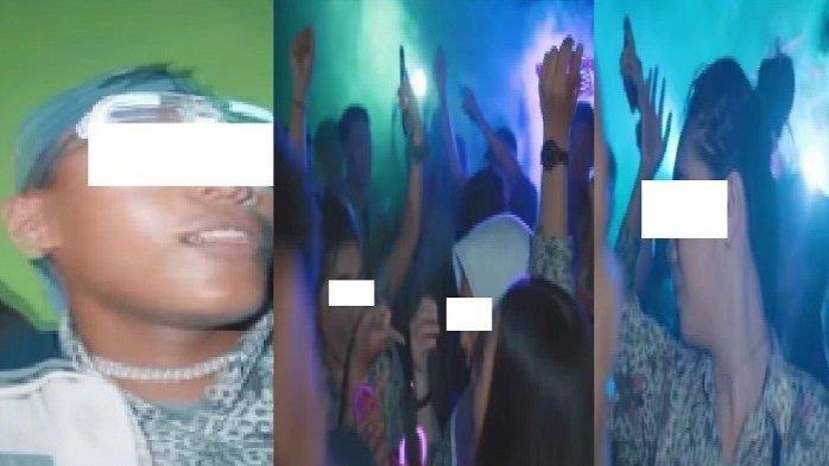 Pesta perpisahan siswa SMKN 4 Kendari ala party di club malam.