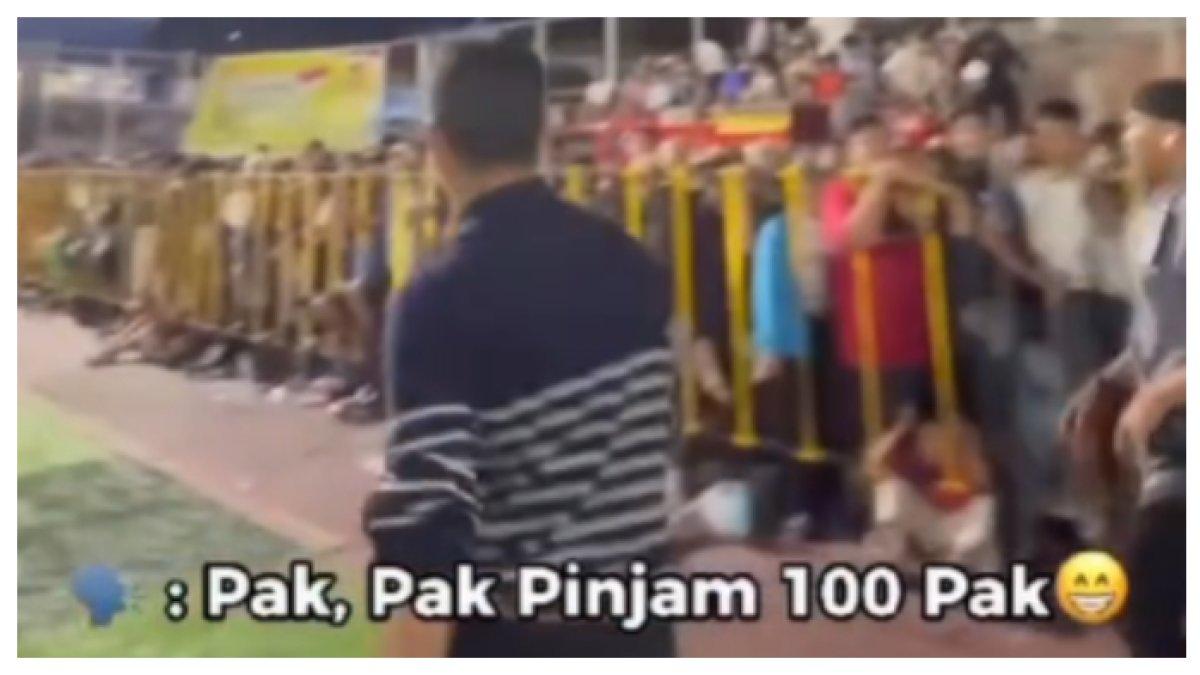 Anak muda yang tak sengaja teriak pinjam seratus ke Walikota Balikpapan, ternyata dikasih.