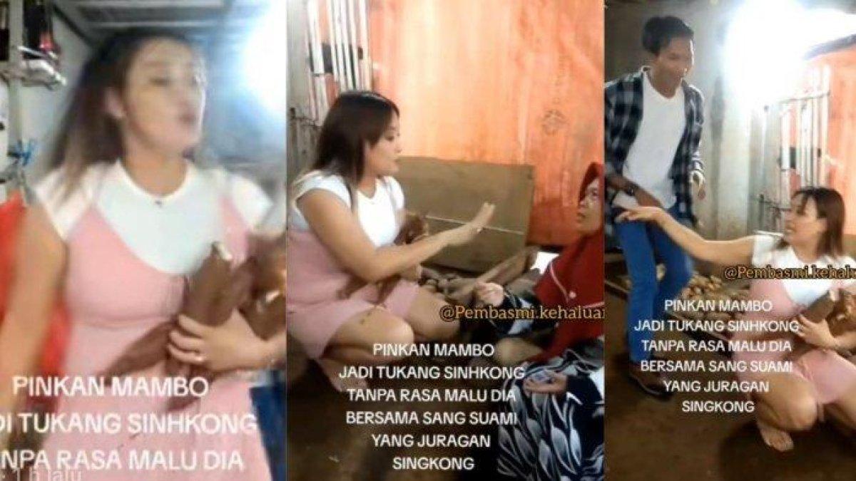 Pinkan Mambo jualan singkong