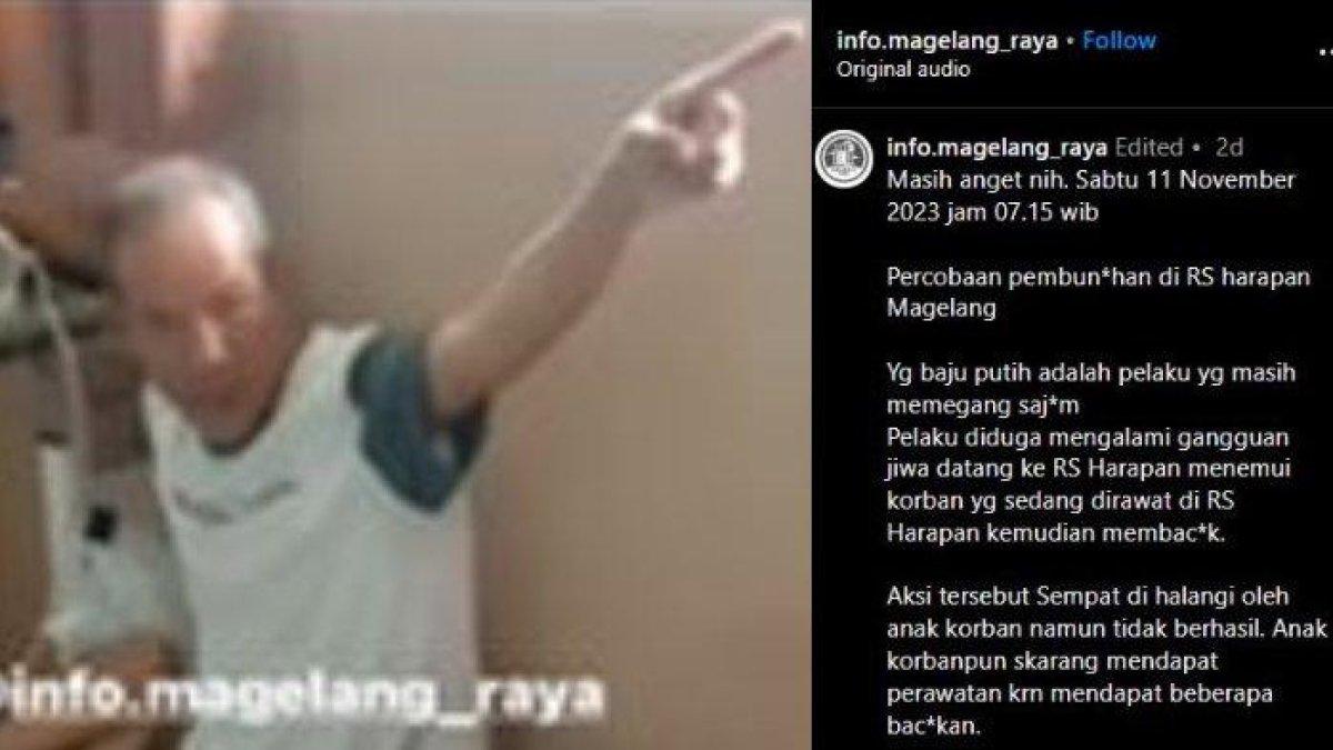 Polisi bekuk pelaku percobaan pembunuhan di sebuah rumah sakit di Magelang