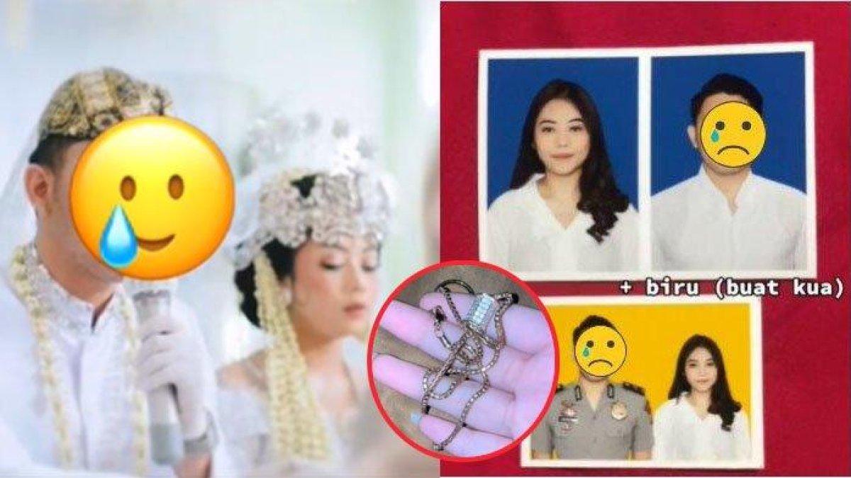 Anggota Polisi di Bandung yang viral karena beri mas kawin emas palsu sempat laporkan istri karena menelantarkan anak