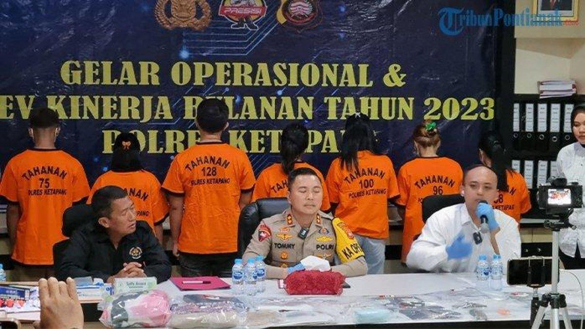 Polres Ketapang melaksanakan press rilis penetapan tersangka kasus kekerasan anak hingga meninggal