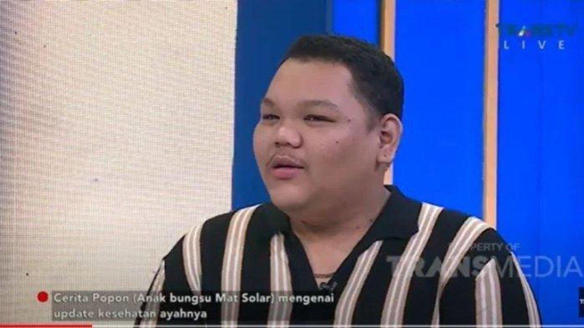 Popon anak aktor Mat Solar