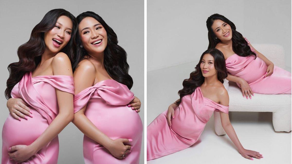 Pose memegang perut besar