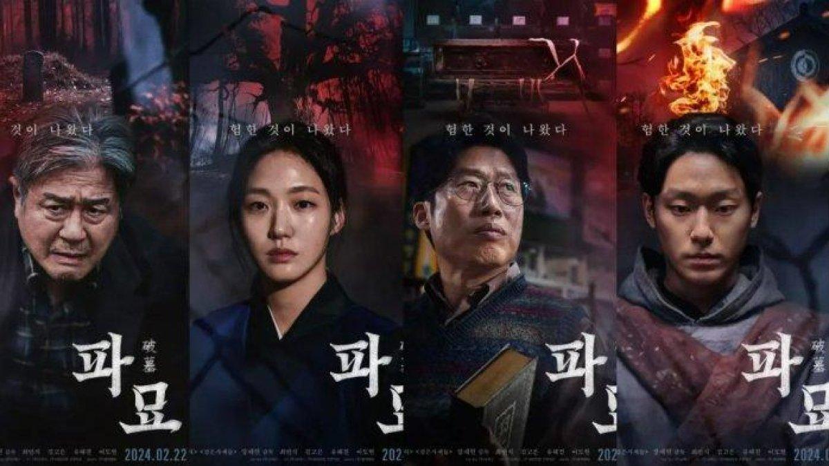 Poster film horor Korea Selatan Exhuma