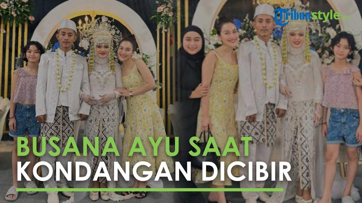 Initp Potret Ayu Ting Ting saat ke Kondangan Asisten, Baju Ibu Bilqis Kena Kritik
