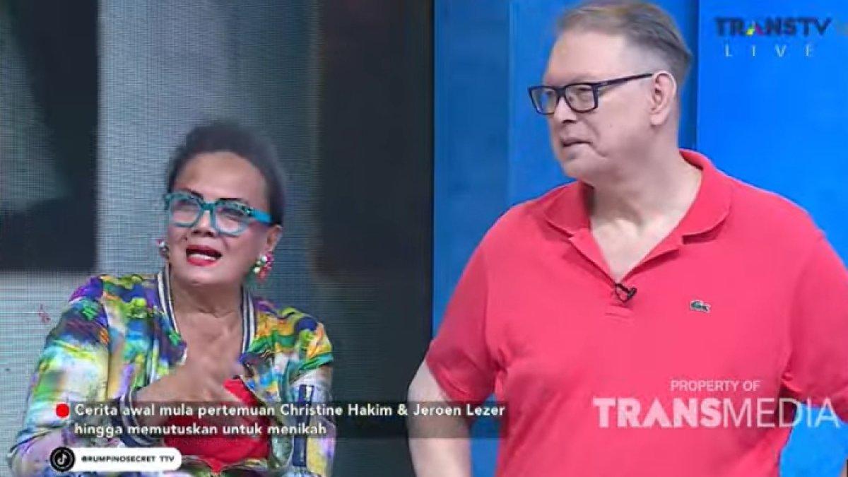 Potret Christine Hakim dan Jeroen Lezer