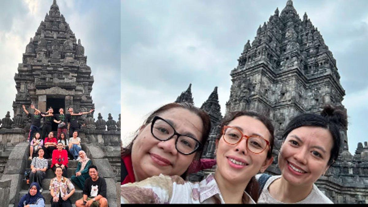 Potret Eno Sigit Cucu Soeharto Liburan Sederhana ke Candi Prambanan