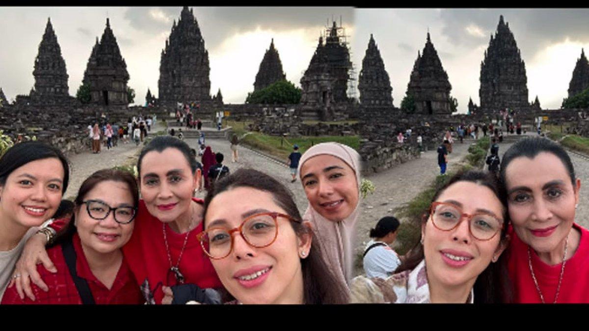 Potret Eno Sigit Cucu Soeharto Liburan Sederhana ke Candi Prambanan