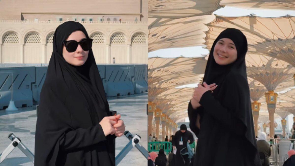 IRIS WULLUR UMRAH - Potret Iris Wullur ketika umrah yang diambil dari Instagramnya pada Minggu (9/2/2025). Iris Wullur umrah pada Januari 2025 lalu atau sebelum isu perselingkuhan suaminya mencuat ke publik.