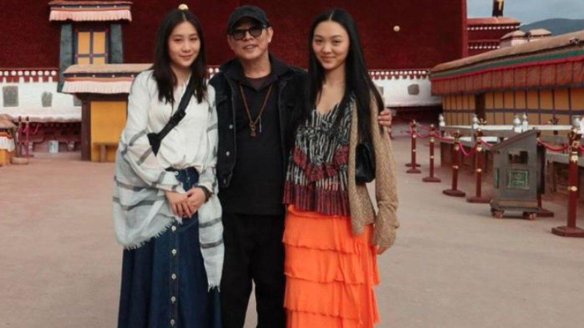 Potret Jet Li Bareng 2 Putrinya yang Cantik