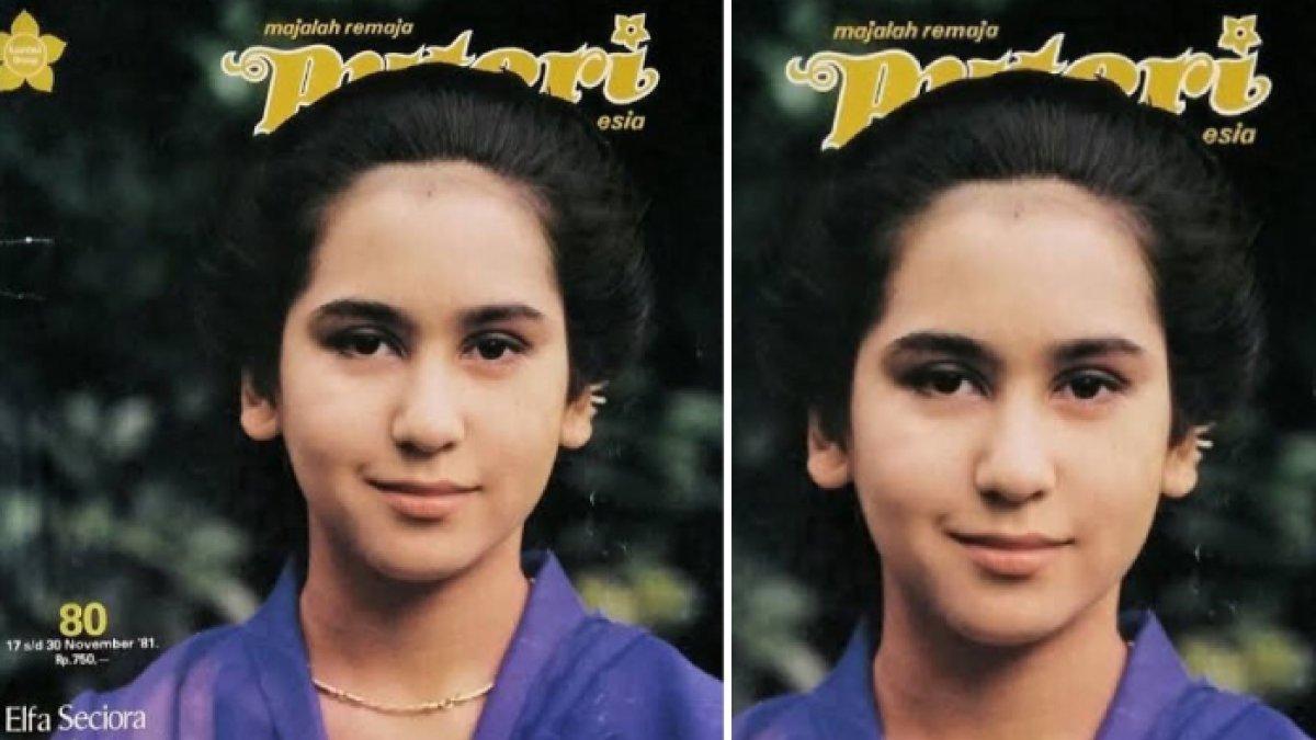 Potret Kartika Sari Dewi, anak Soekarno dan Ratna Sari Dewi jadi model majalah saat masih muda.