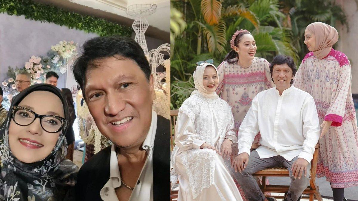 Potret Marissa Haque bersama keluarga