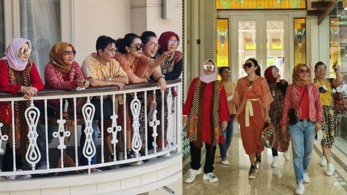 Potret Mayangsari bersama 5 saudara perempuannya