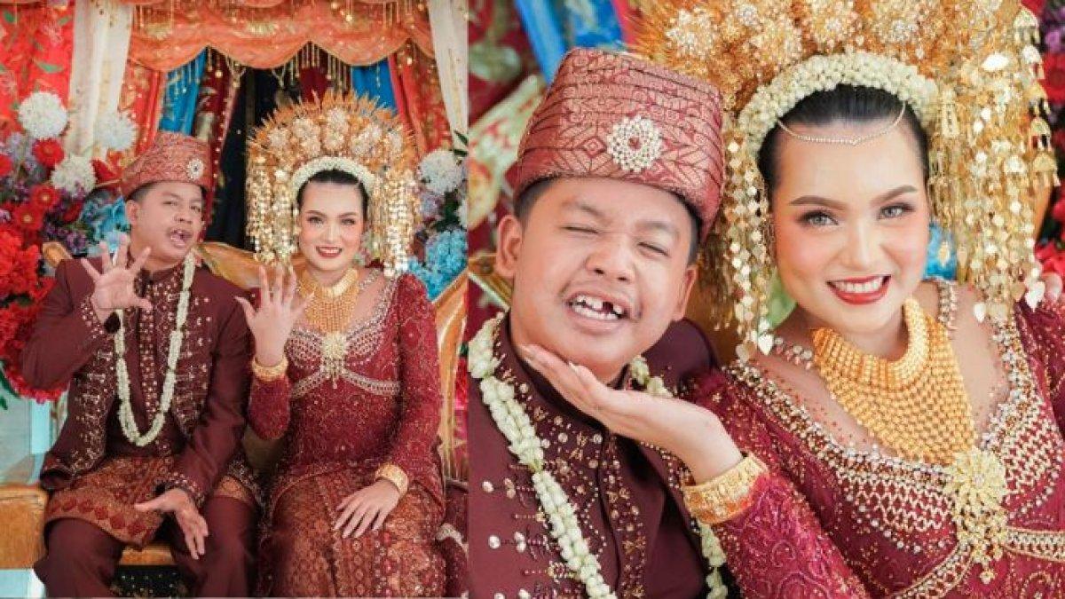 Potret Pernikahan Dustin Tiffani dan Ditha Rizky, Gelar Resepsi Sampai Empat Kali