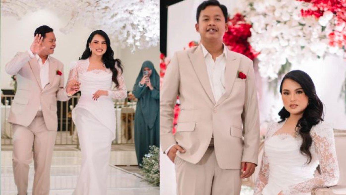 Potret Pernikahan Dustin Tiffani dan Ditha Rizky, Gelar Resepsi Sampai Empat Kali