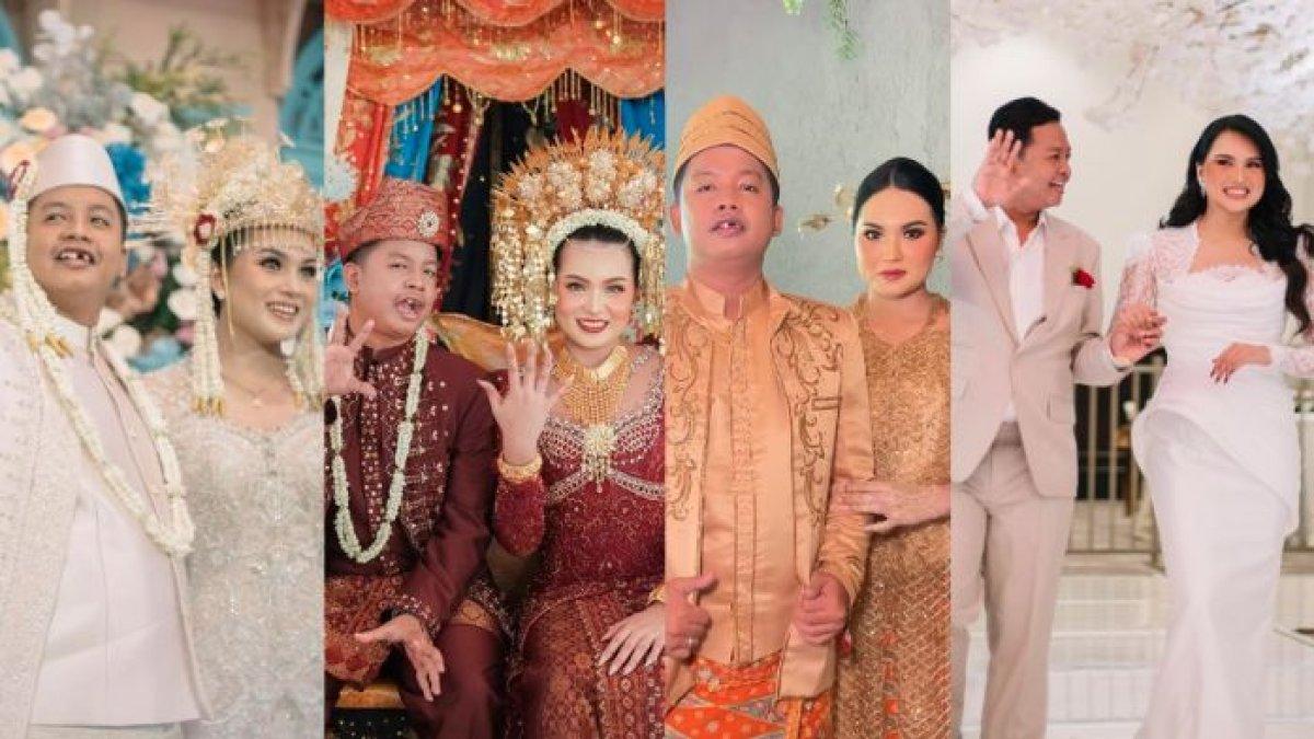 Potret Pernikahan Dustin Tiffani dan Ditha Rizky, Gelar Resepsi Sampai Empat Kali